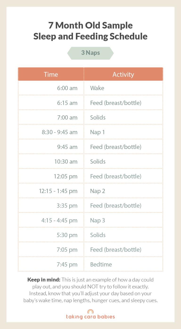 Sample schedule