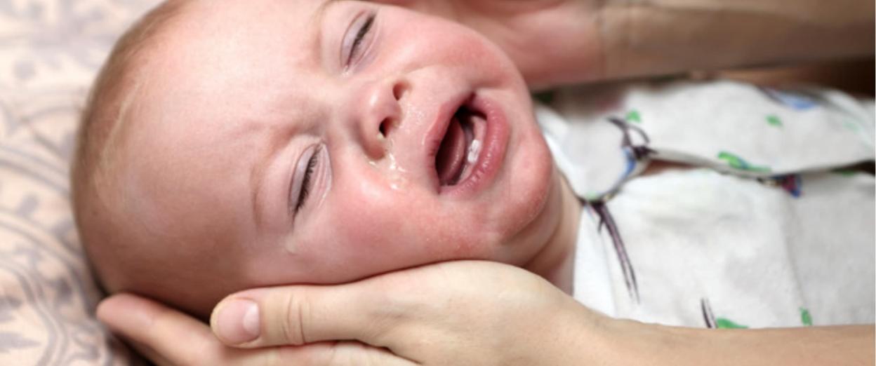 congestion and baby sleep getting help from Mom