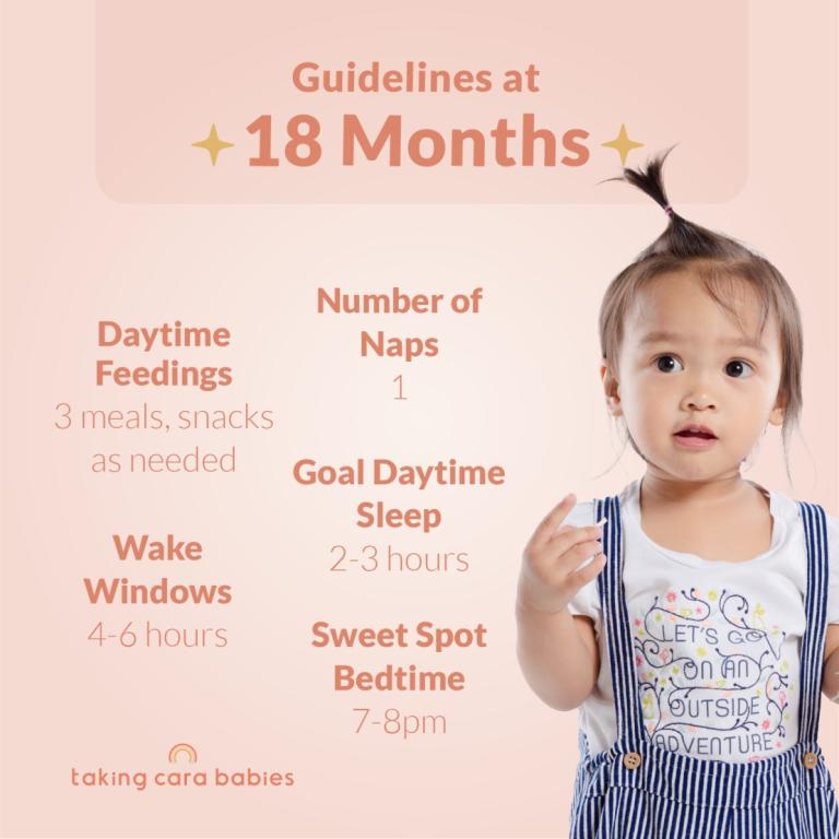 18 month sleep guidelines