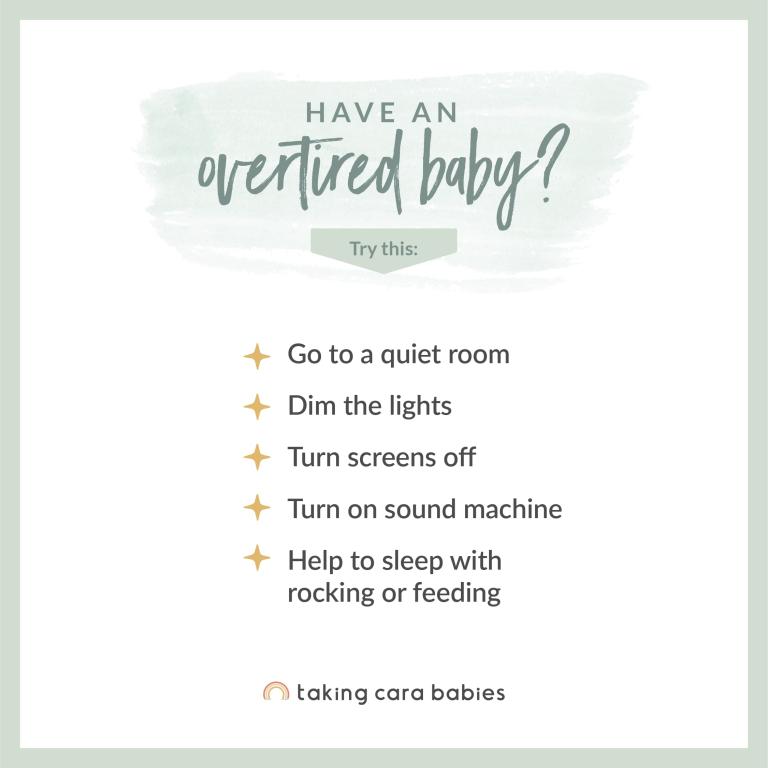 signs of an overtired baby