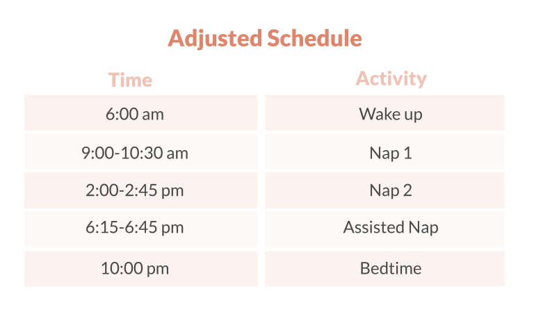 adjusted schedule